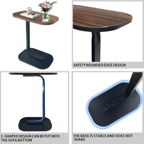 Corners Small Side Table – Compact Living Room & Bedside Table for Home